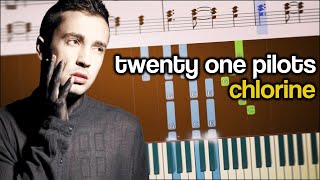 CHLORINE (Twenty One Pilots) - Piano Tutorial + SHEETS screenshot 4