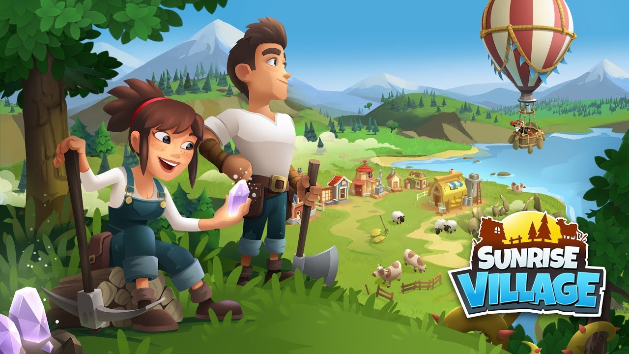 I Play New Game "Starting My Dream Farm in Sunrise Village 🌄 | Level 1 ...