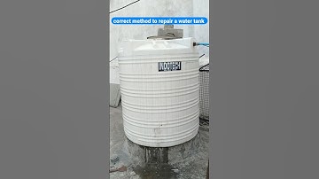 plastic water tank leakage solution #plumbing #watertank #shorts #youtubeshorts