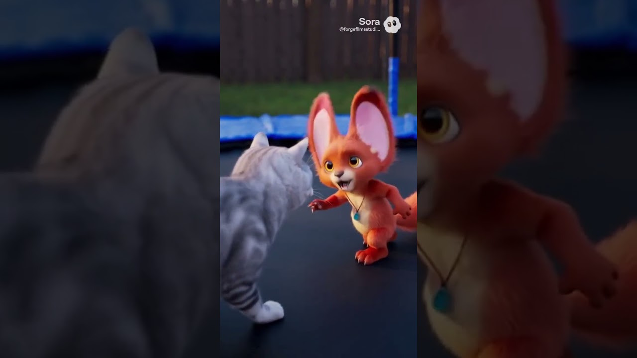 Trampoline Time Got a Little Intense | Forge Films 😼🐾