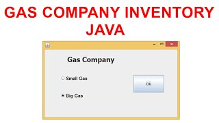Simple Gas Inventory Project Java