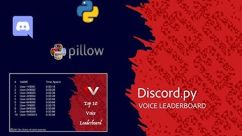Discord.py Bot Series: Voice Leaderboard Command
