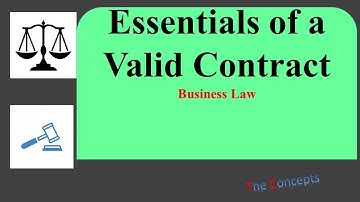 Essentials of a Valid Contract
