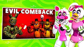 Freddy Fazbear's 'Evil Comeback' REACT with Funtime Foxy and Glamrock Chica