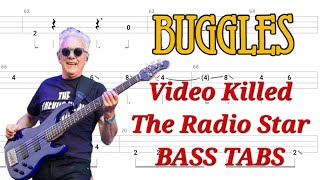 The Buggles - Video Killed The Radio Star BASS TABS | Cover | Tutorial | Lesson