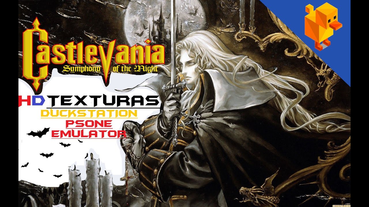 Castlevania Symphony of the Night HD Texturas Duckstation Psone Español