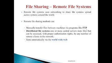 File Sharing in Operating Systems