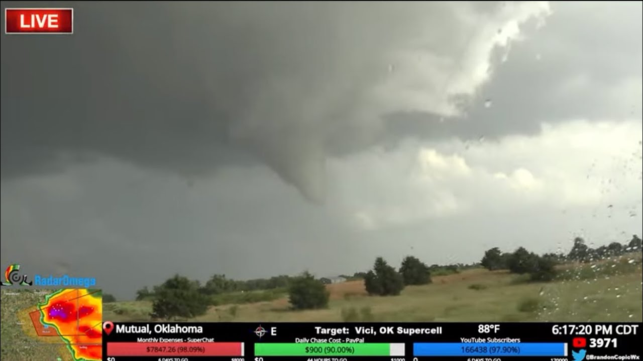 Mutual, Oklahoma Brief Tornado - Live Stream Archive - YouTube
