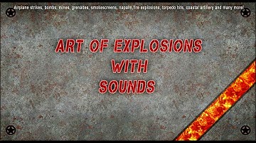 Air, Water and Ground Explosions For UE4 Marketplace
