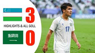 Uzbekistan vs Saudi Arabia | 3 - 0 | Highlights & All Goals Quarter-Finals Asian Games U - 23