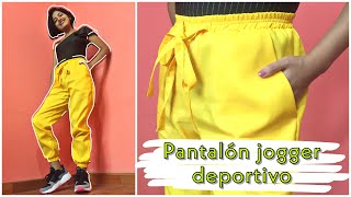 CÓMO HACER UN PANTALÓN ESTILO JOGGER CON TUS MEDIDAS | ROPA DEPORTIVA| PANTALÓN ELASTICADO TIRO ALTO - YouTube