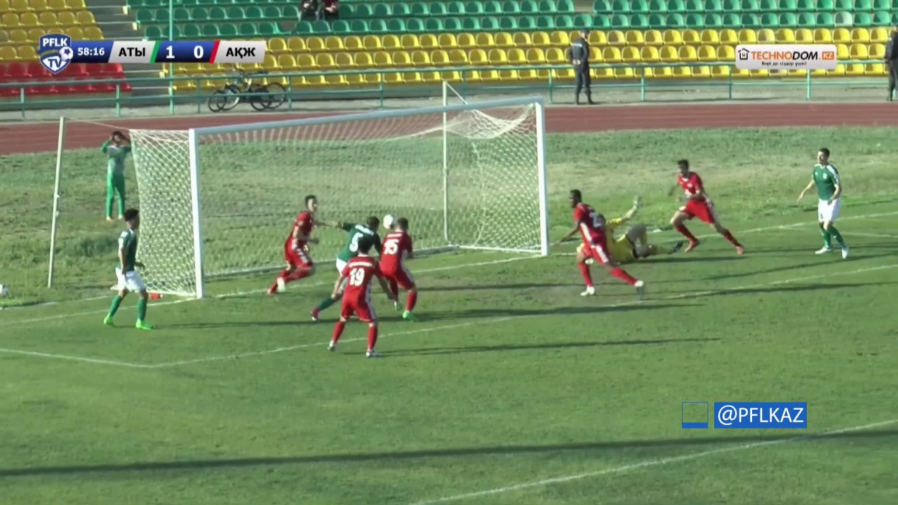 КПЛ-2017. 14 ТУР. ОБЗОР МАТЧА АТЫРАУ - АКЖАЙЫК 2:0 - YouTube