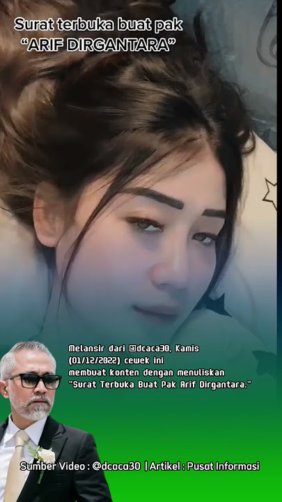 Cewek Cantik Tulis Surat Buat Arif Dirgantara #kupukupumalam #viral