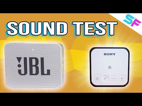 JBL Go 2 vs Sony SRS-X11 Sound Test - The Two Smallest Speakers