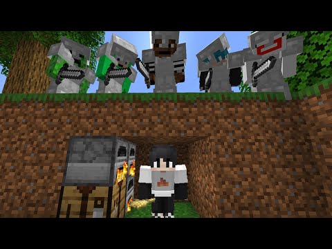 Can Sapnap Speedrun Minecraft VS 5 Hunters
