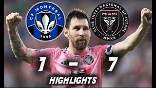 Messi’s Inter Miami vs CF Montréal 7-1 | Extended Highlights & All Goals ⚽️🔥 | MLS