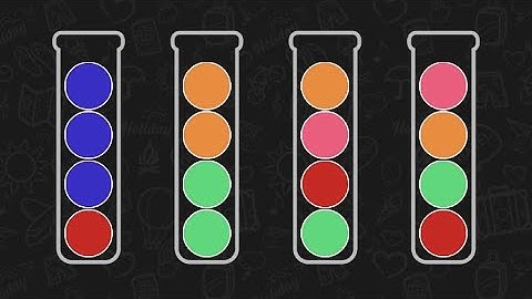 Ball Sort Puzzle Level 24 Solution