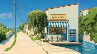 A Slow Summer Afternoon by the Canal ☕ Coastal Lofi Jazz