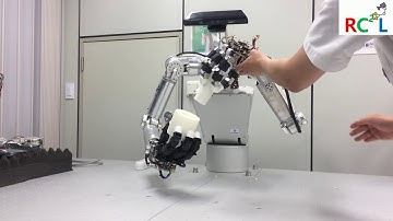 KITECH Dual Arm Robot: disturb the robot!