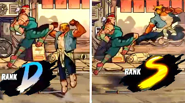 How do you get S rank in Streets of Rage 4?