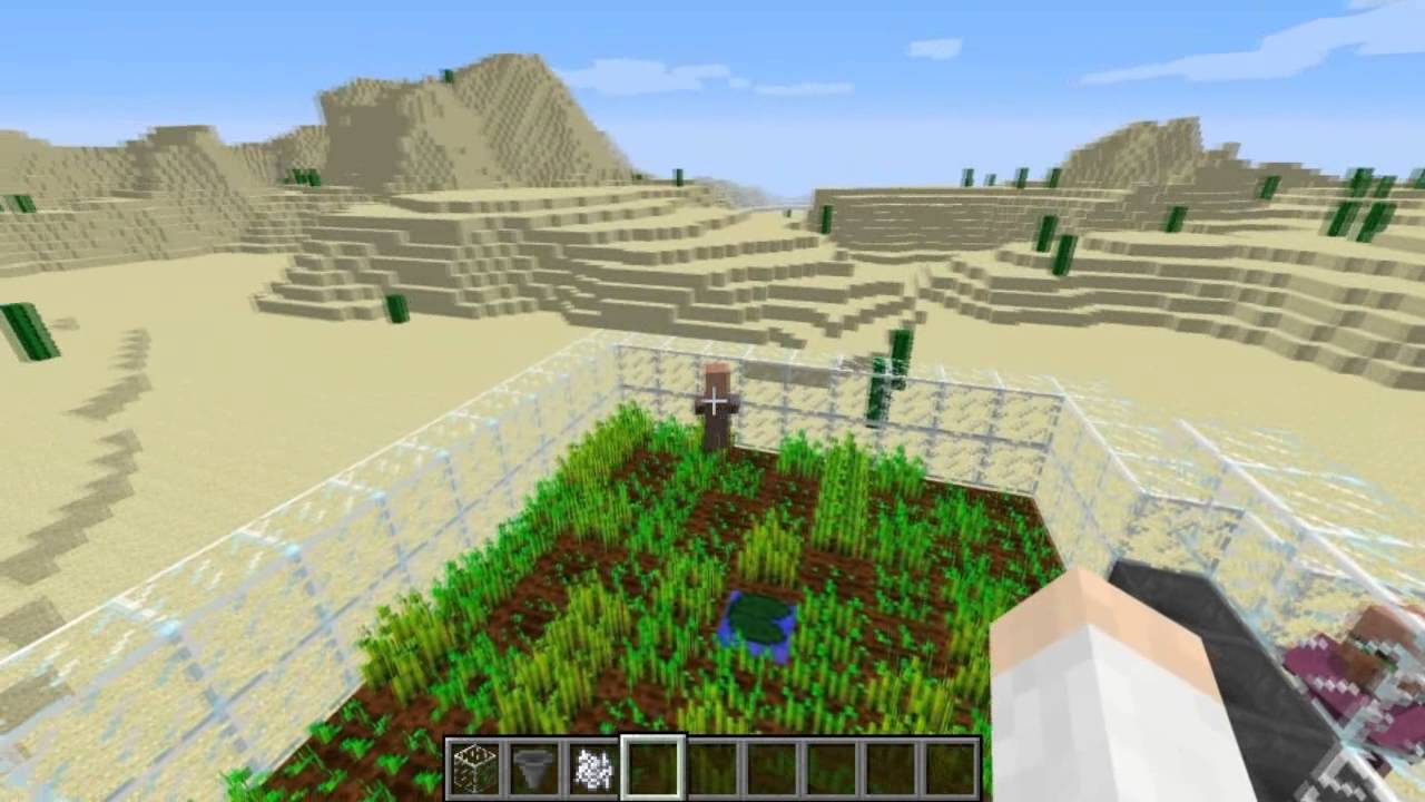 Minecraft 1 8 Invention 100 Fully Automatic Bread Farm Showcase Youtube