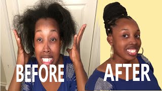 Drab to fab| 1st hair video