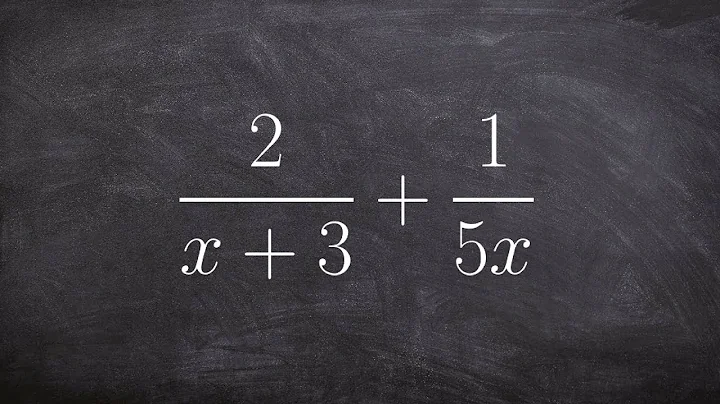 Adding two rational expressions with unlike denominators
