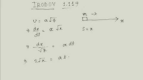 IRODOV Solution 1.119 | Mechanics | Laws of Conservation of Energy, Momentum and Angular Momentum