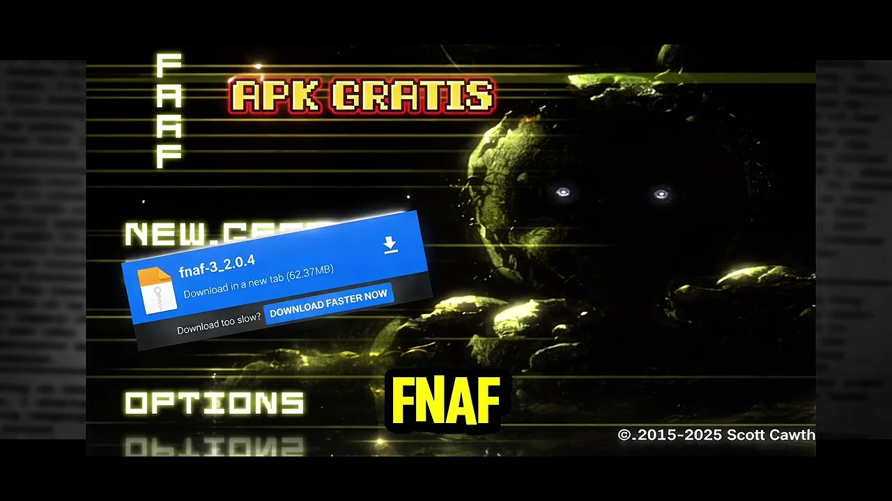 EL APK DE FNAF 3 GRATIS!!! - YouTube