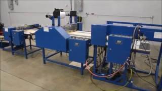 D&K Accumlam Jr One Sided Laminating System 27 x 30 with Pile Feed and Flying Knife Cutter