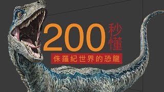 200秒懂《侏羅紀世界》的恐龍