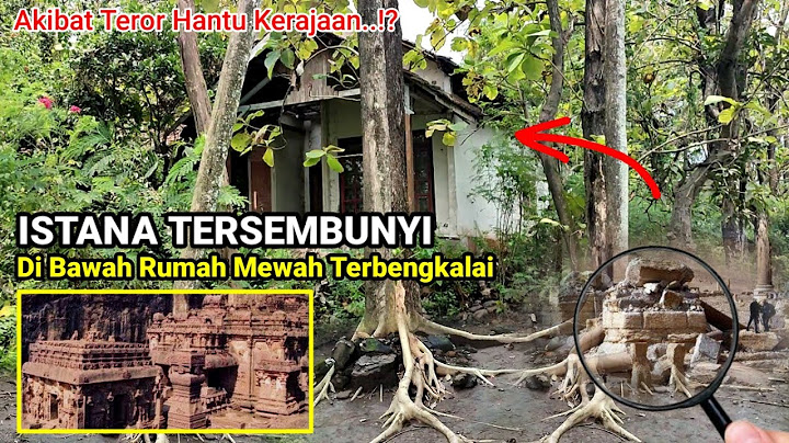 Gempar! istana tersembunyi dibawah rumah mewah terbengkalai