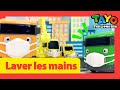 Lave tes mains - Comptine pour bébé l Jouets chanson de lave tes mains l Les gros et forts véhicules