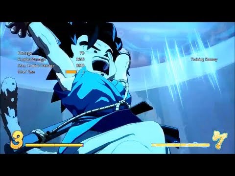 DBFZ Kid GT Goku Advanced Combo video part 1