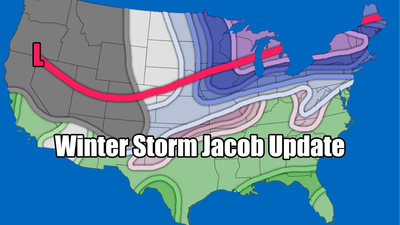 Winter Storm Jacob Update YouTube