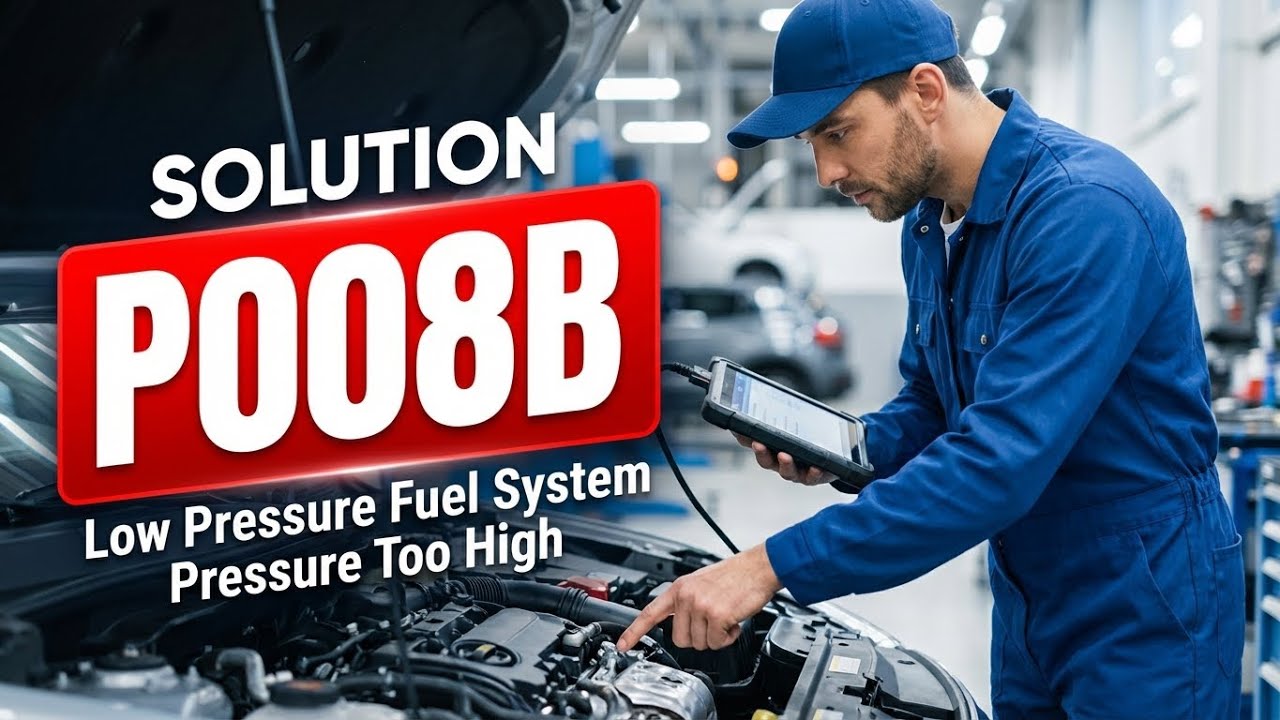 КАК ИСПРАВИТЬ ОШИБКУ P008B OBD II — Слишком высокое давление в топливной системе