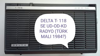 Delta T-118 Se Ud - Od - Kd Radyo Siyah Radyo Test Ve Inceleme
