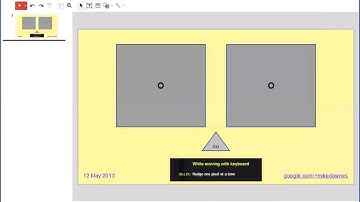 How to move objects one pixel at a time in Google Slides by Mike Downes