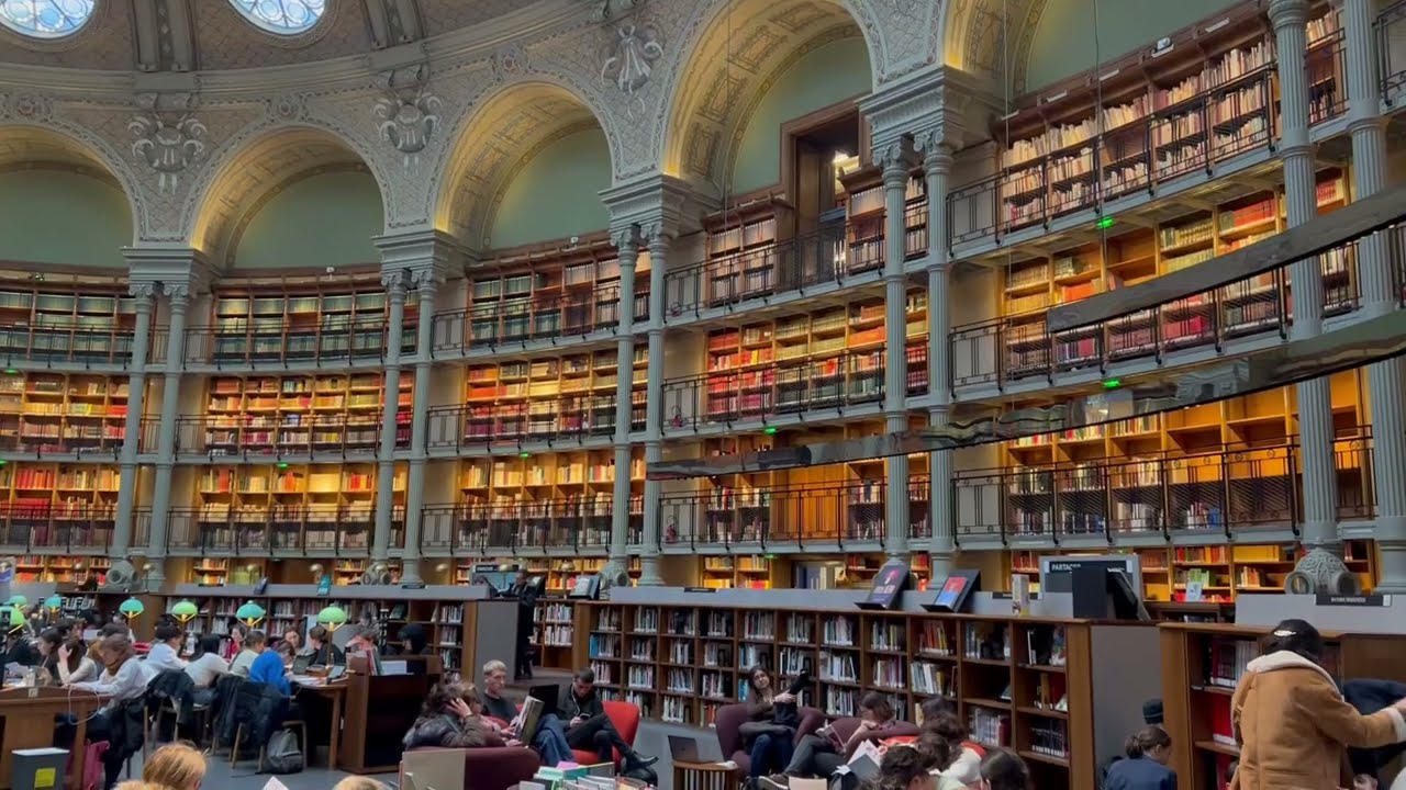 Croquis de Paris No.728 ～ 至福のひと時を フランス国立図書館