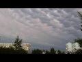 Mammatus, или вымеобразные облака в Нижневартовске