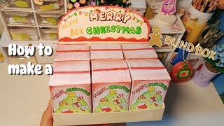 ✨Hướng dẫn cách làm Blind Box giáng sinh từ giấy đơn giản🎄