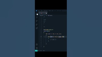 Inverted Half Pyramid in C, method - 1 #clanguageprogramming #coding #patternprinting #m_code