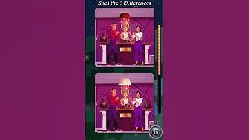 30-Second Challenge Find 5 Differences | Quiz No 51 #youtubeshorts