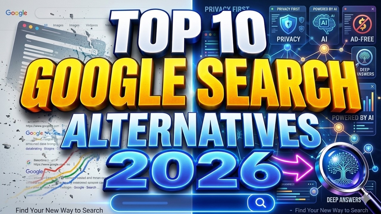Stop Using Google? Try These 10 Search Engines - YouTube