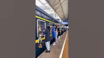 Waarom maken passagiers in deze trein zelf hun ramen schoon? 😳🚆