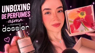 UNBOXING RELAJANTE DE MIS PERFUMES | @dossierperfumes 💓 | Andrea ASMR 🦋💓