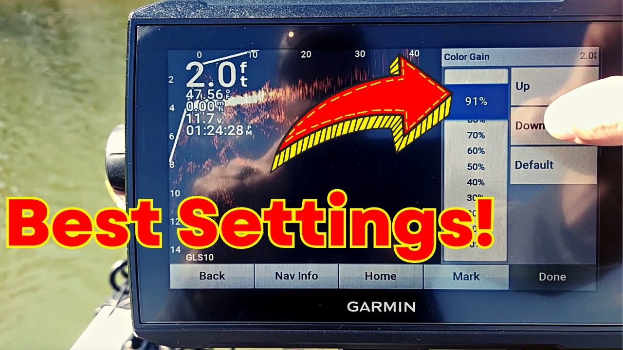 Dial In YOUR Garmin LIVESCOPE Settings #livescope #panoptics #