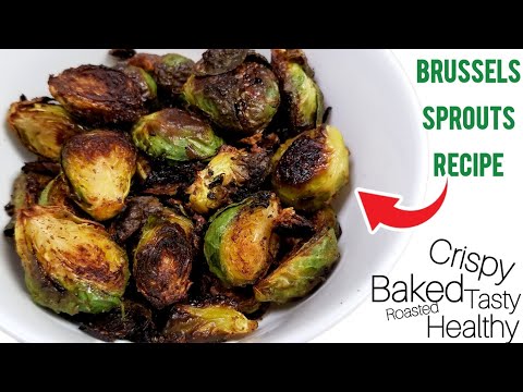 Roasted brussels sprouts recipe in the oven | easy recipe | sprouts recipe | baby cabbage recipe