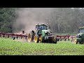 24 row organic corn weeding in this farm of france 