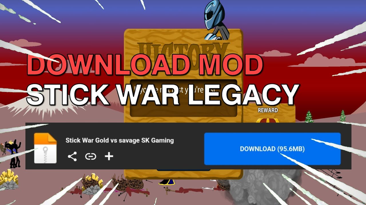 𝗗𝗢𝗪𝗡𝗟𝗢𝗔𝗗 𝗠𝗢𝗗❗| 𝗦𝗧𝗜𝗖𝗞 𝗪𝗔𝗥 𝗟𝗘𝗚𝗔𝗖𝗬 𝗠𝗢𝗗 ⚔️😱🔥